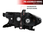 2016-2023 Toyota Tacoma Single Projector Headlight - Passenger Side Only (Chrome Housing/Clear Lens)