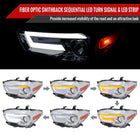 2016-2023 Toyota Tacoma Switchback Sequential LED Bar Projector Headlights (Matte Black Housing/Clear Lens)