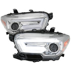 2016-2023 Toyota Tacoma Switchback Sequential LED Bar Projector Headlights (Matte Black Housing/Clear Lens)
