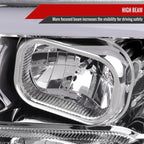 2016-2023 Toyota Tacoma Switchback LED C-Bar Projector Headlights (Chrome Housing/Clear Lens)