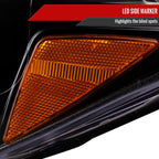 2016-2023 Toyota Tacoma Switchback LED Bar Projector Headlights (Glossy Black Housing/Clear Lens)