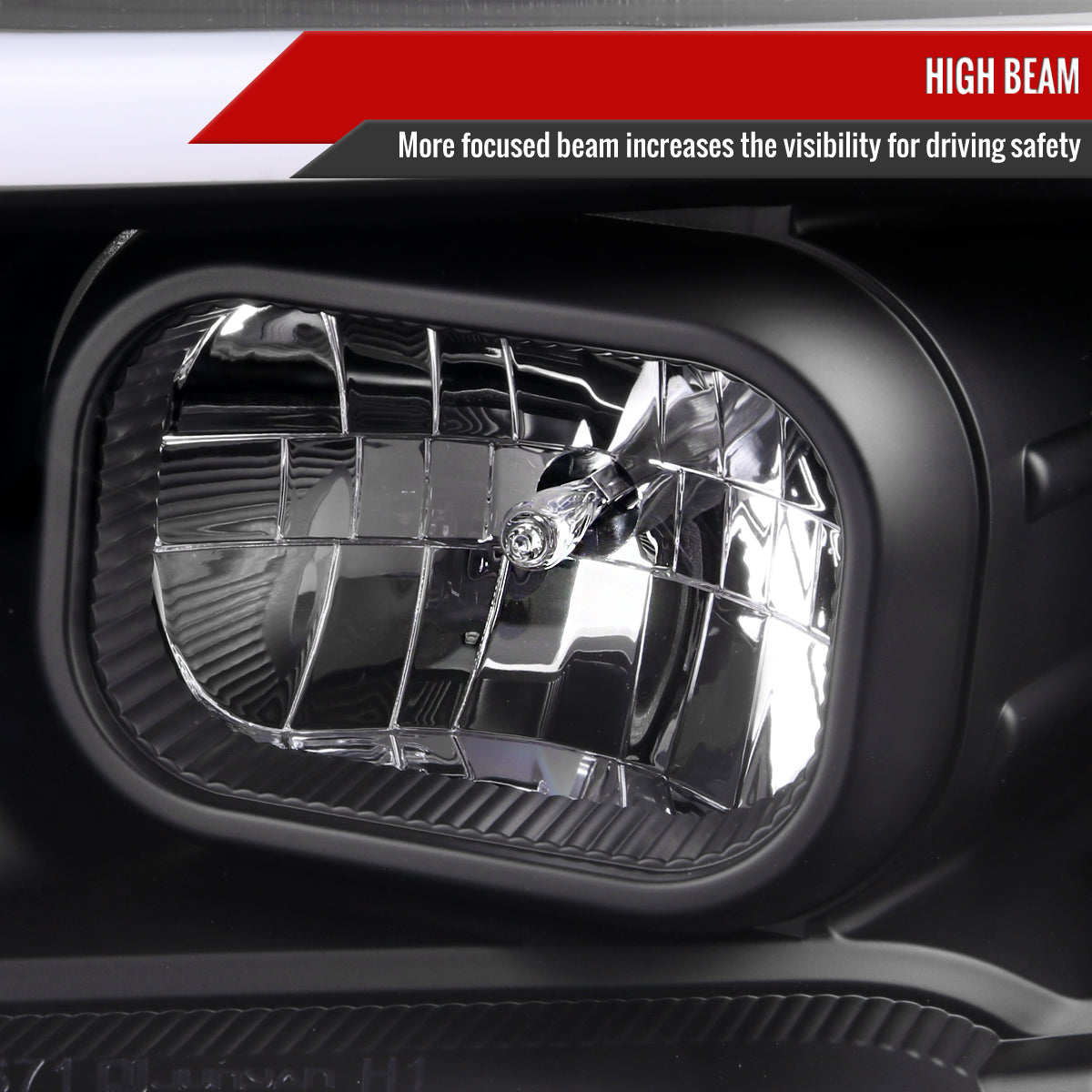 2016-2023 Toyota Tacoma Switchback LED C-Bar Projector Headlights (Matte Black Housing/Clear Lens)