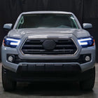 2016-2023 Toyota Tacoma Switchback Sequential LED Bar Projector Headlights (Matte Black Housing/Smoke Lens)