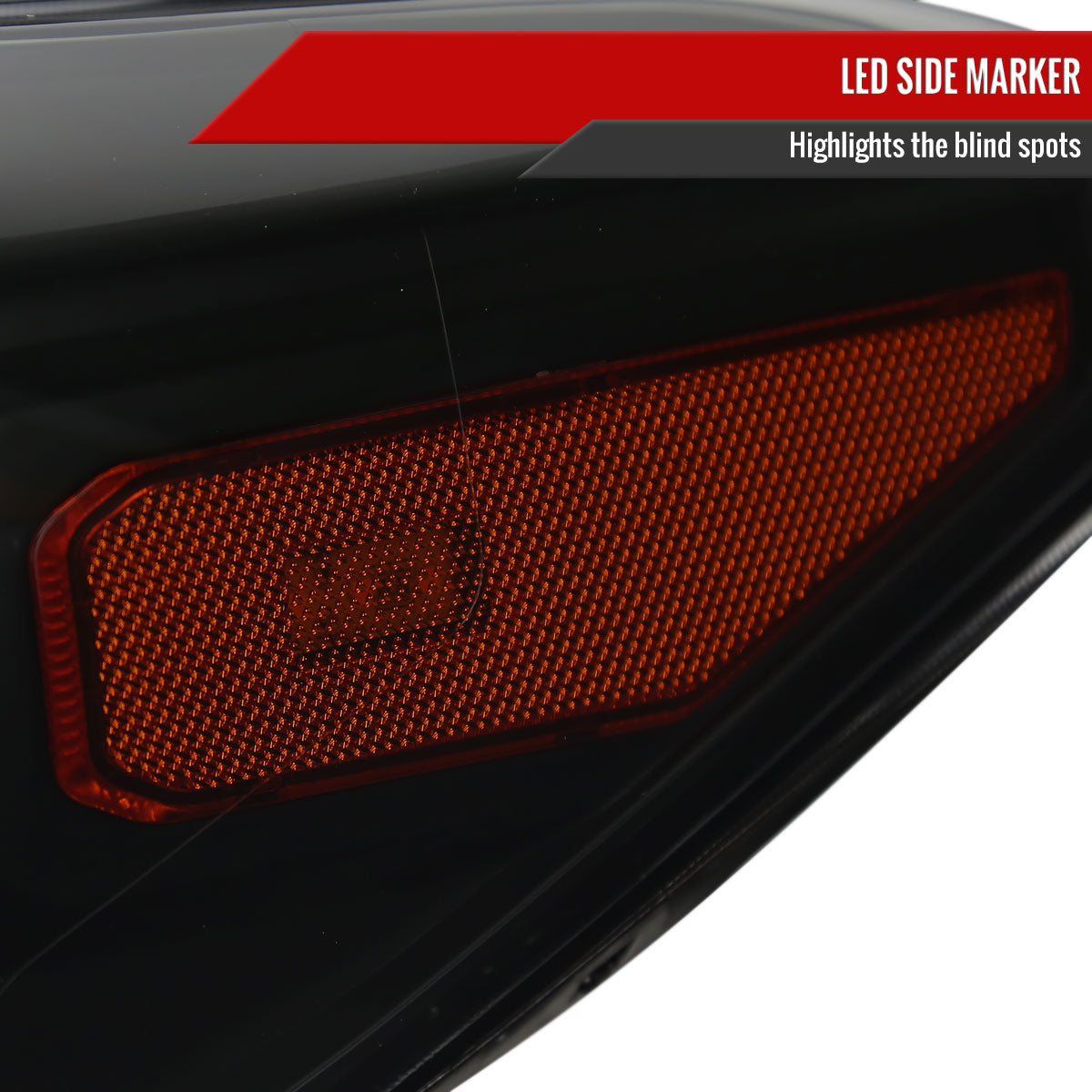 2016-2023 Toyota Tacoma Switchback Sequential LED Bar Projector Headlights (Matte Black Housing/Smoke Lens)