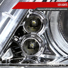 2005-2010 Scion tC Dual Halo Projector Headlights (Chrome Housing/Clear Lens)