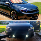 2005-2010 Scion tC Dual Halo Projector Headlights (Jet Black Housing/Clear Lens)