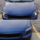 2005-2010 Scion tC Dual Halo Projector Headlights (Glossy Black Housing/Smoke Lens)