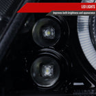 2005-2010 Scion tC Dual Halo Projector Headlights (Glossy Black Housing/Smoke Lens)