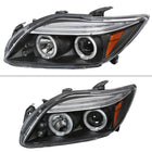 2005-2010 Scion tC Dual Halo Projector Headlights (Matte Black Housing/Clear Lens)