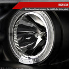 2005-2010 Scion tC Dual Halo Projector Headlights (Matte Black Housing/Clear Lens)