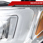 2011-2013 Scion tC LED Bar Projector Headlights w/ LED Turn Signal Lights (Chrome Housing/Clear Lens)