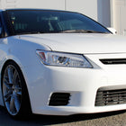 2011-2013 Scion tC LED Bar Projector Headlights w/ LED Turn Signal Lights (Chrome Housing/Clear Lens)