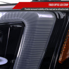 2011-2013 Scion tC LED Bar Projector Headlights w/ LED Turn Signal Lights (Glossy Black Housing/Smoke Lens)