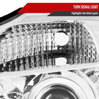 2004-2015 Nissan Titan/ 2004-2007 Armada Dual Halo Projector Headlights (Chrome Housing/Clear Lens)