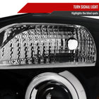 2004-2015 Nissan Titan/ 2004-2007 Armada Dual Halo Projector Headlights (Jet Black Housing/Clear Lens)