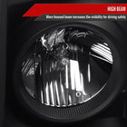 2004-2015 Nissan Titan / 2004-2007 Armada LED C-Bar Projector Headlights w/ Switchback Sequential Turn Signals (Matte Black Housing/Clear Lens)