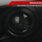2004-2015 Nissan Titan / 2004-2007 Armada LED C-Bar Projector Headlights w/ Switchback Sequential Turn Signals (Matte Black Housing/Smoke Lens)
