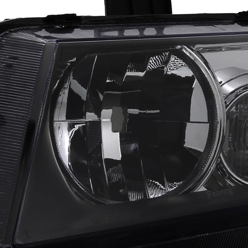 2004-2005 Acura TSX Factory Style Projector Headlights (Matte Black Housing / Clear Lens)