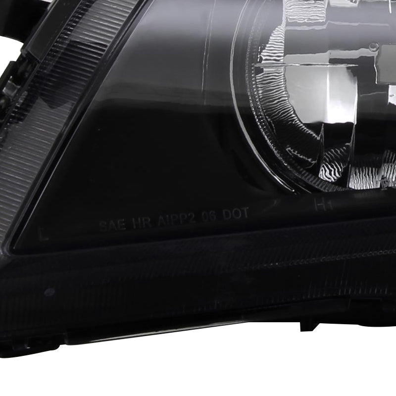 2004-2005 Acura TSX Factory Style Projector Headlights - Matte Black/Clear Lens