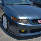 2004-2005 Acura TSX Factory Style Projector Headlights (Matte Black Housing / Clear Lens)