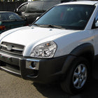 2005-2009 Hyundai Tucson Single Halo Projector Headlights (Chrome Housing/Clear Lens)