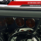 2007-2013 Toyota Tundra/2008-2017 Sequoia Retro Style LED Tube Projector Headlights with LED Turn Signals (Chrome Housing/Smoke Lens)