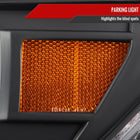 2007-2013 Toyota Tundra/ 2008-2017 Sequoia LED C-Bar Projector Headlights (Matte Black Housing/Clear Lens)