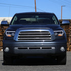 2007-2013 Toyota Tundra/ 2008-2017 Sequoia LED C-Bar Projector Headlights (Matte Black Housing/Clear Lens)
