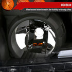 2007-2013 Toyota Tundra/2008-2017 Sequoia Retro Style LED Tube Projector Headlights with LED Turn Signals (Matte Black Housing/Clear Lens)