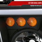 2007-2013 Toyota Tundra/2008-2017 Sequoia Retro Style LED Tube Projector Headlights with LED Turn Signals (Matte Black Housing/Clear Lens)
