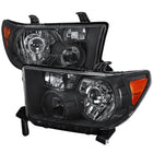 2007-2014 Toyota Tundra/2008-2014 Sequoia Retro Style Projector Headlights (Matte Black Housing/Clear Lens)