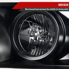 2007-2013 Toyota Tundra/ 2008-2017 Sequoia Switchback Sequential LED C-Bar Projector Headlights (Matte Black Housing/Clear Lens)