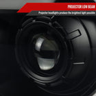 2007-2013 Toyota Tundra/ 2008-2017 Sequoia Switchback Sequential LED C-Bar Projector Headlights (Matte Black Housing/Smoke Lens)