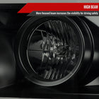 2007-2013 Toyota Tundra/ 2008-2017 Sequoia Switchback Sequential LED C-Bar Projector Headlights (Matte Black Housing/Smoke Lens)