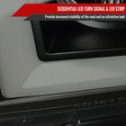 2007-2013 Toyota Tundra/ 2008-2017 Sequoia Switchback Sequential LED C-Bar Projector Headlights (Matte Black Housing/Smoke Lens)