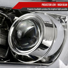 2014-2021 Toyota Tundra LED C-Bar Projector Headlights w/ Sequential Turn Signal Lights (Chrome Housing/Clear Lens)
