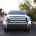 2014-2021 Toyota Tundra LED C-Bar Projector Headlights w/ LED Turn Signal Lights (Chrome Housing/Clear Lens)