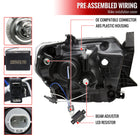 2014-2021 Toyota Tundra LED Projector Headlights (Chrome Housing/Clear Lens)
