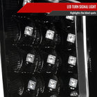 2014-2021 Toyota Tundra LED C-Bar Projector Headlights w/ LED Turn Signal Lights (Glossy Black Housing/Clear Lens)