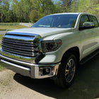 2014-2021 Toyota Tundra LED Switchback Sequential Turn Signal LED Bar Projector Headlights (Chrome Housing/Smoke Lens)