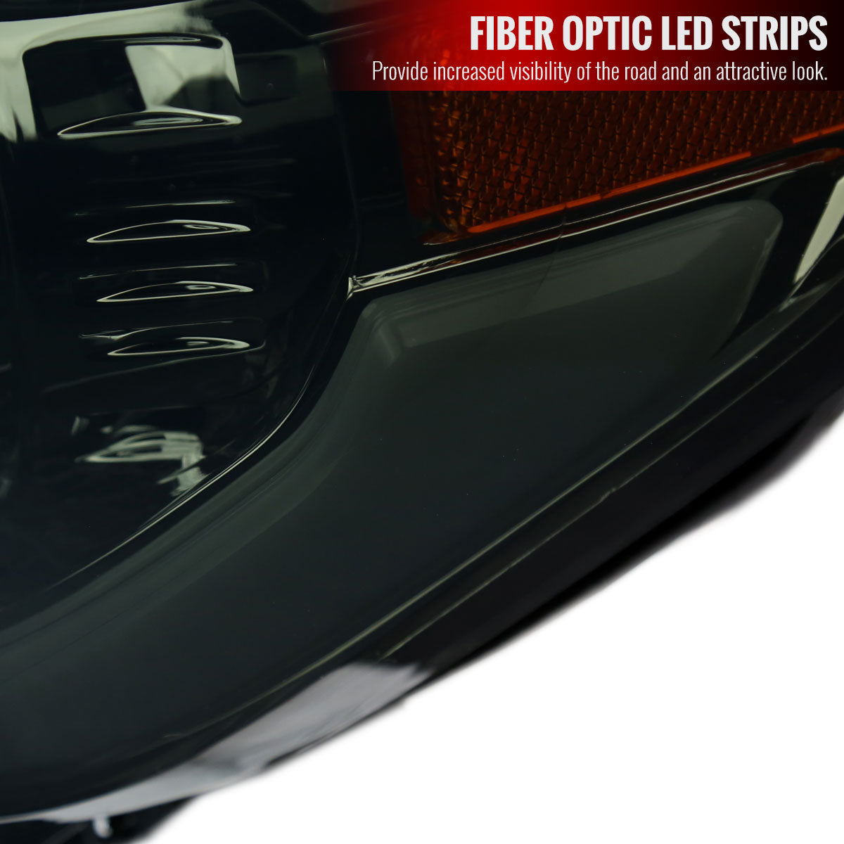 2014-2021 Toyota Tundra LED Projector Headlights (Chrome Housing/Smoke Lens)