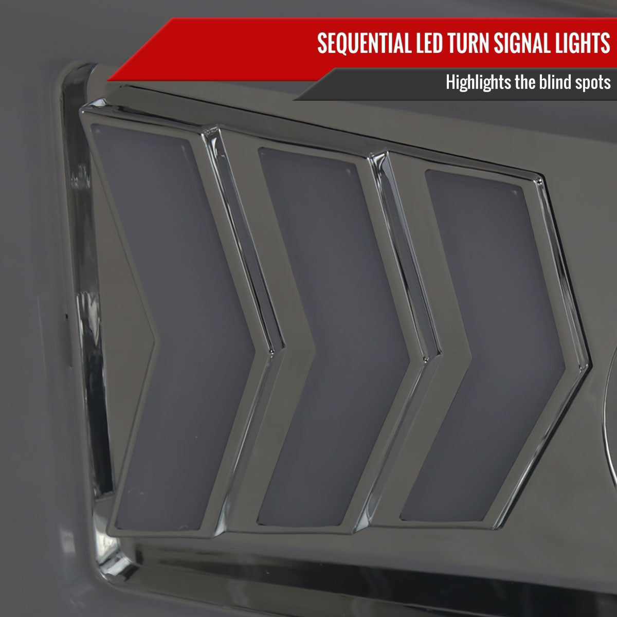 2014-2021 Toyota Tundra LED C-Bar Projector Headlights w/ Sequential Arrow Turn Signals (Chrome Housing/Smoke Lens)