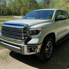 2014-2021 Toyota Tundra LED Switchback Sequential Turn Signal LED Bar Projector Headlights (Matte Black Housing/Clear Lens)