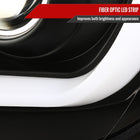 2014-2021 Toyota Tundra LED C-Bar Projector Headlights w/ Sequential Turn Signal Lights (Matte Black Housing/Clear Lens)