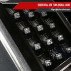 2014-2021 Toyota Tundra LED C-Bar Projector Headlights w/ Sequential Turn Signal Lights (Matte Black Housing/Clear Lens)