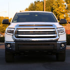 2014-2021 Toyota Tundra LED C-Bar Projector Headlights w/ Sequential Turn Signal Lights (Matte Black Housing/Clear Lens)