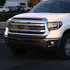 2014-2021 Toyota Tundra LED C-Bar Projector Headlights w/ LED Turn Signal Lights (Matte Black Housing/Clear lens)