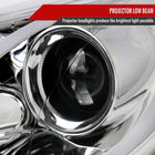 2012-2017 Hyundai Veloster LED Light Bar Projector Headlight w/ Sequential Turn Signal Lights (Chrome Housing/Clear Lens)
