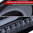 2012-2017 Hyundai Veloster LED Bar Projector Headlights w/ Sequential Turn Signal Lights (Glossy Black Housing/Smoke Lens)