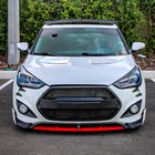 2012-2017 Hyundai Veloster LED Bar Projector Headlights w/ Sequential Turn Signal Lights (Glossy Black Housing/Smoke Lens)